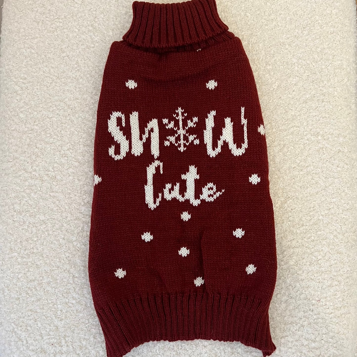 Pull Swow Cute Bordeaux