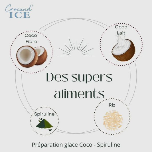 Glace pour chien Coco et Spiruline