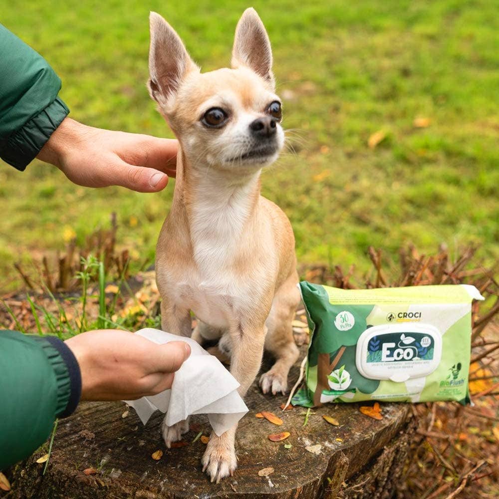 Lingettes humides pour chiens et chats - Beurre d'amande et de karité