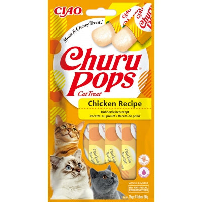 Friandises crémeuses CHURU POPS pour chat - Recette Poulet