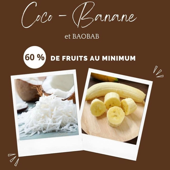 Glace pour chien Coco Banane