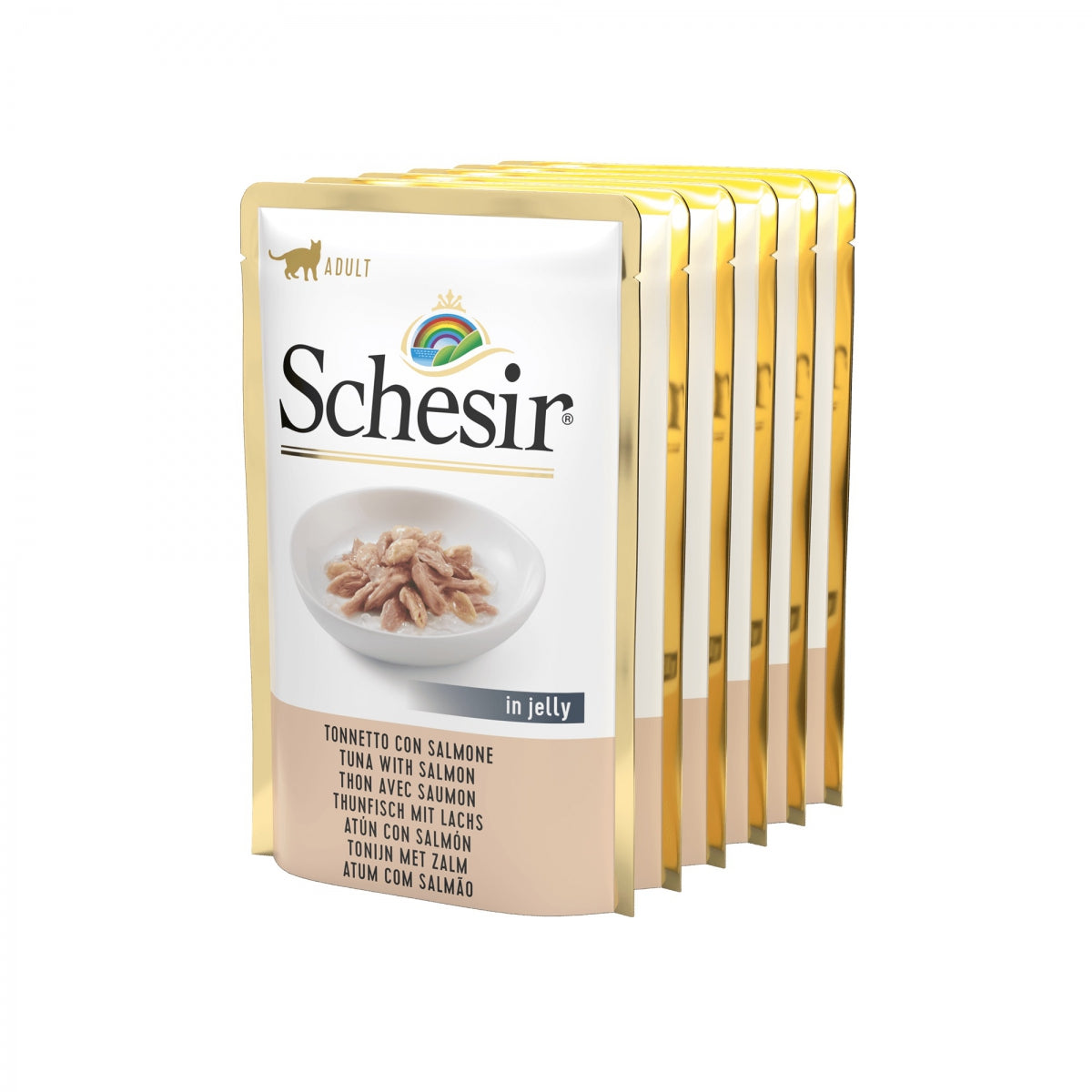 Schésir Thon Saumon en gelée - Chat