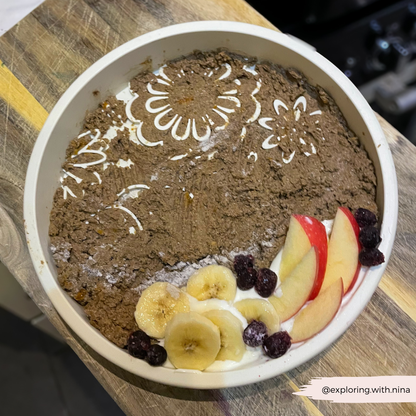 Gamelle à alimentation lente en silicone - Fleurs crème