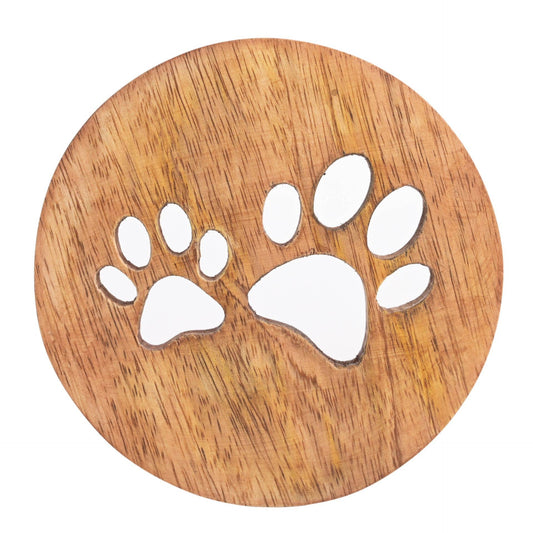 Lot de 2 sous-verres Paw Prints