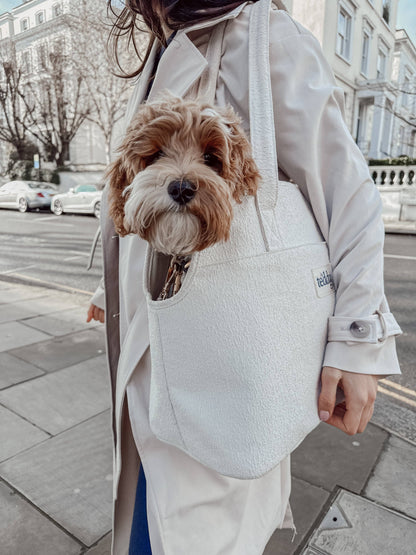 Sac de Transport Marshmallow Bouclé