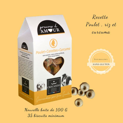 Friandises Biscuits pour chien au poulet