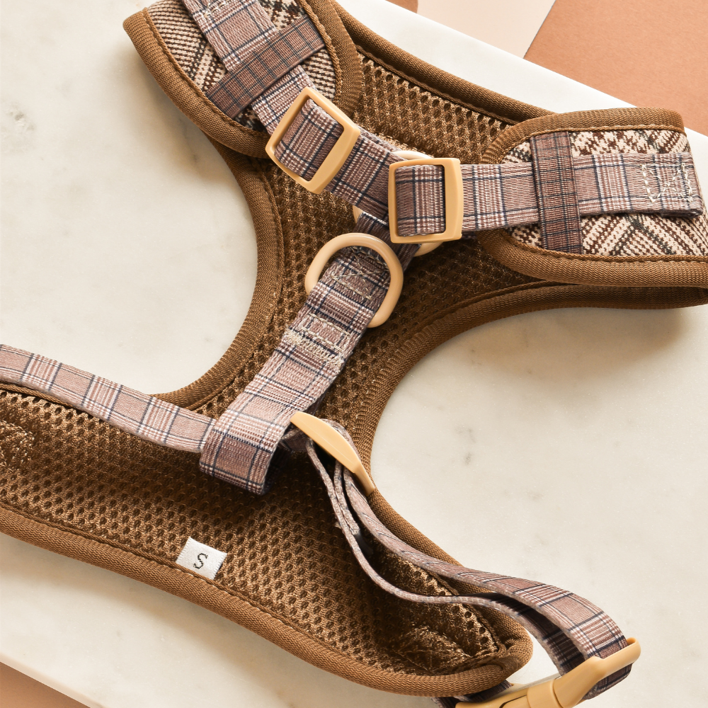 Harnais ajustable Pup Plaid