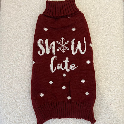 Pull Swow Cute Bordeaux