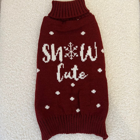Pull Swow Cute Bordeaux