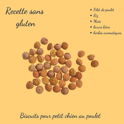 Friandises Biscuits pour chien au poulet