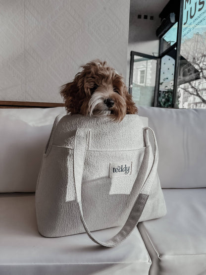 Sac de Transport Marshmallow Bouclé