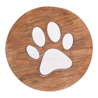 Lot de 2 sous-verres Paw Prints