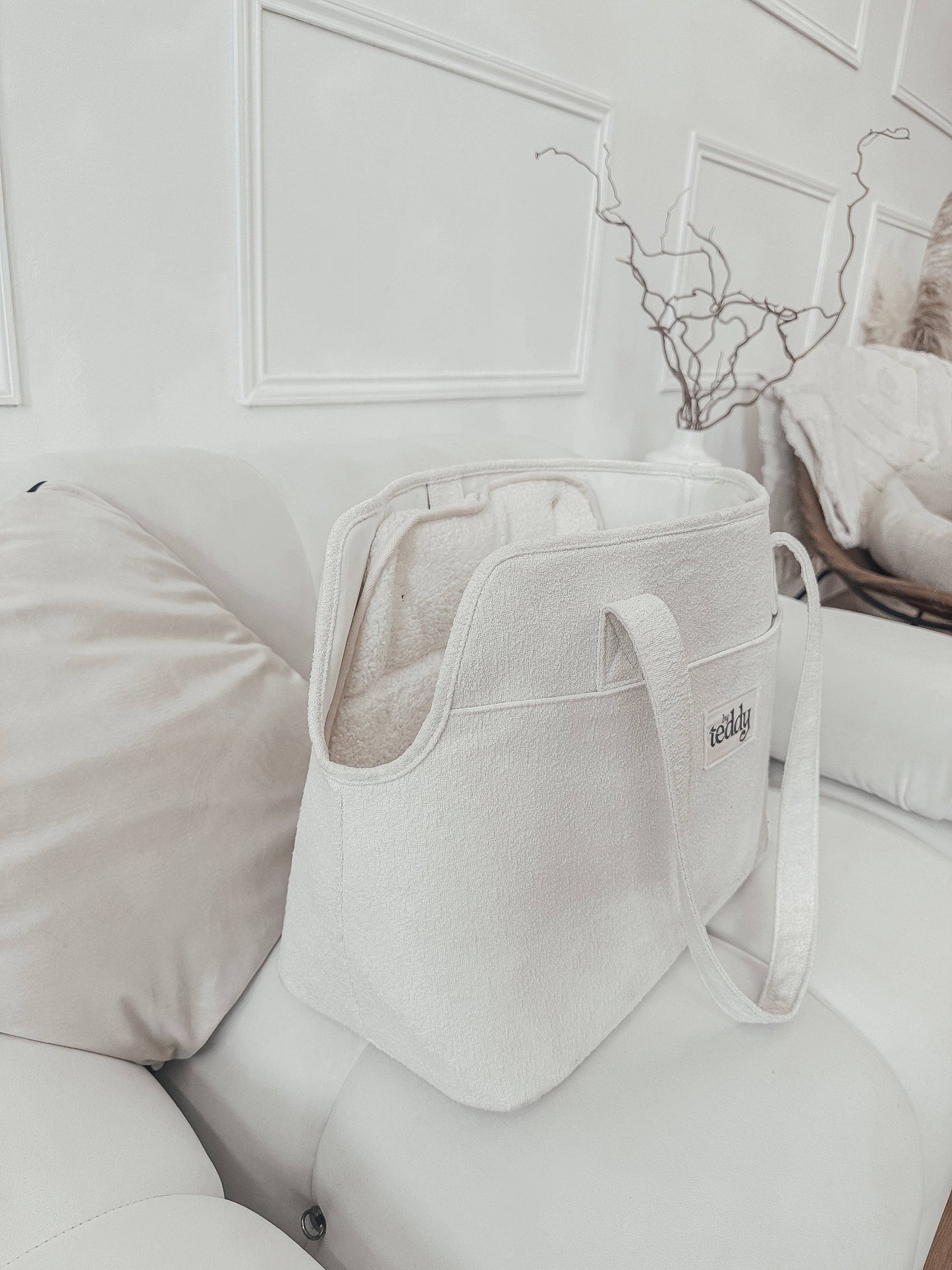 Sac de Transport Marshmallow Bouclé