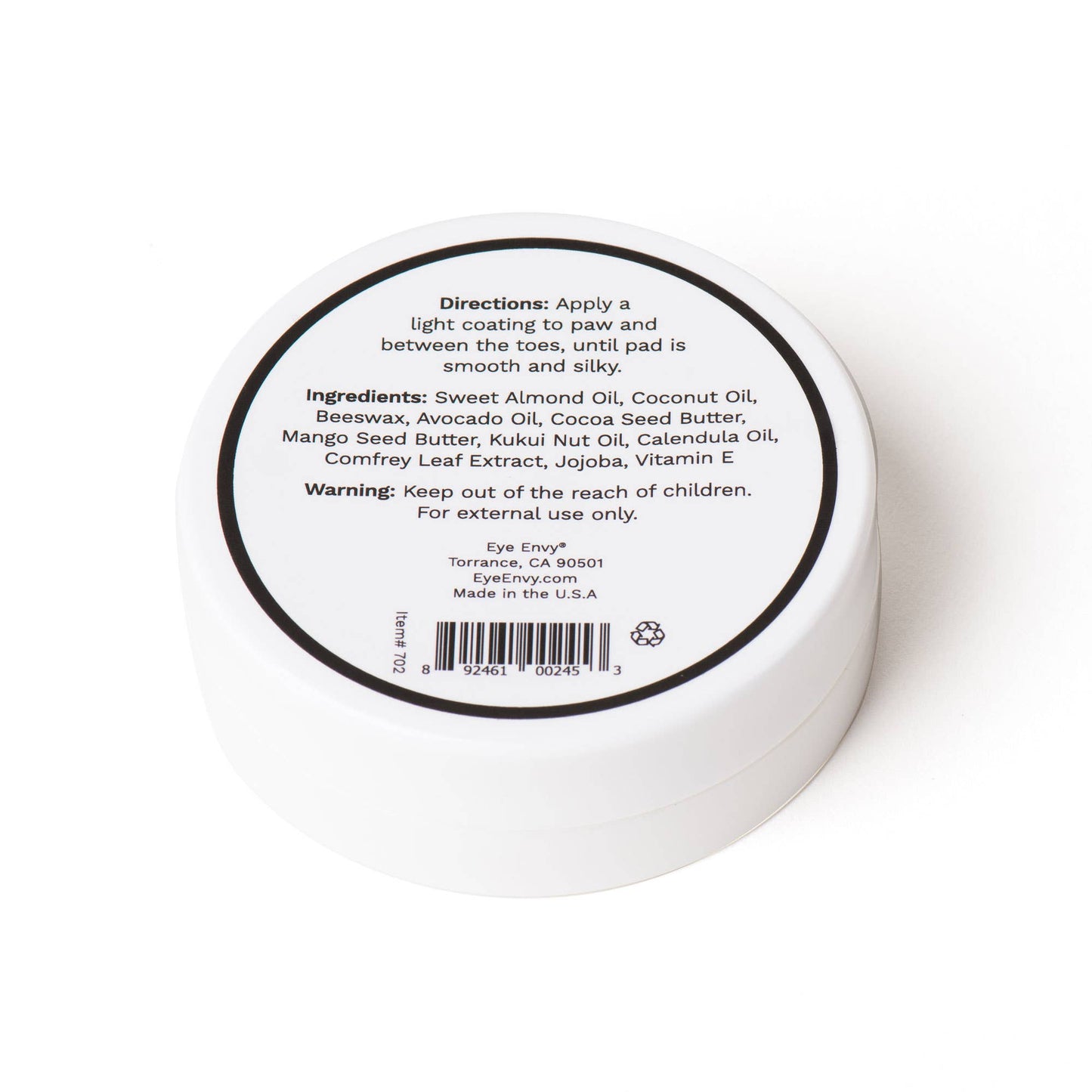 Baume protection et hydratation pour coussinets