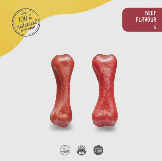 Plutos - Os a mâcher pour chien à la caséine saveur Boeuf