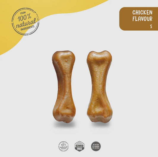 Plutos - Os a mâcher pour chien à la caséine saveur Poulet