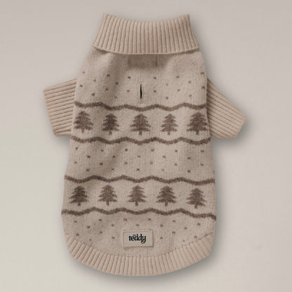 Le Pull à Col Roulé Sapin d’hiver