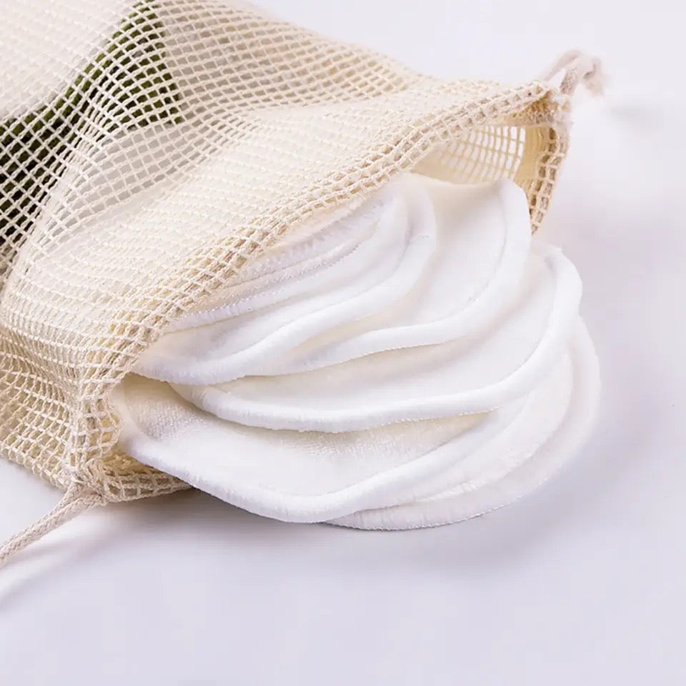 Cotons réutilisables en fibre de bambou