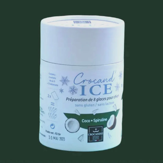Glace pour chien Coco et Spiruline