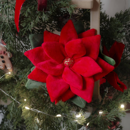 Jouet Fleur de Noël Rouge