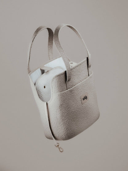 Sac de Transport Marshmallow Bouclé