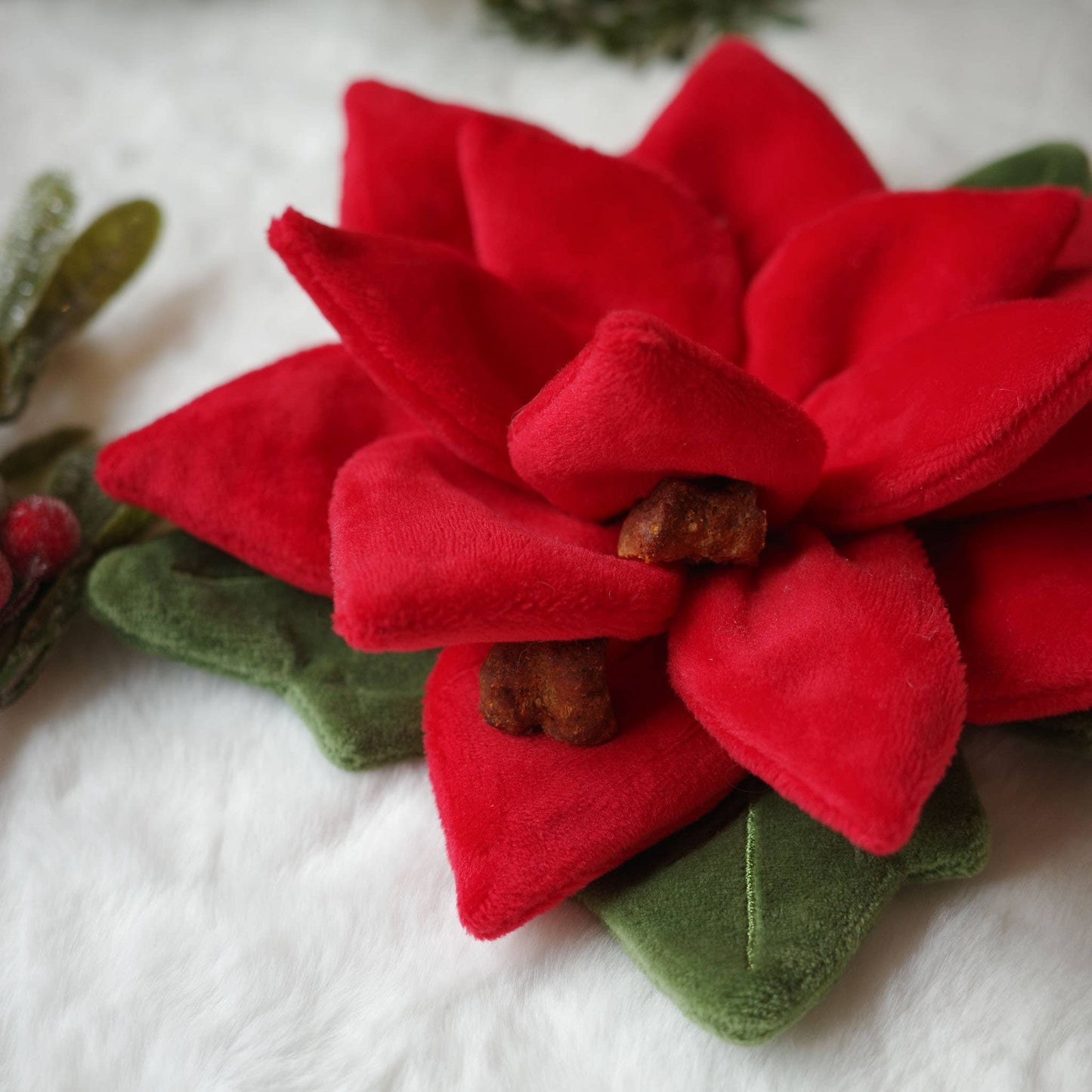Jouet Fleur de Noël Rouge